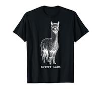 Alpaga Duveteux Doux Spitty Lamb Vintage Art T-Shirt