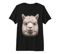 Alpaga Face Ferme Faune Nature Alpaga T-Shirt Haut de Gamme