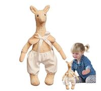Alpaga farcie, peluche alpaga - Jouet de poupée rembourré et réconfortant - Oreiller en peluche pour animaux de 17 pouces, peluche d'animaux en peluche, jouet d'accompagnement en peluche