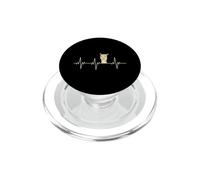 Alpaga Lama Animal Heartbeat PopSockets PopGrip pour MagSafe