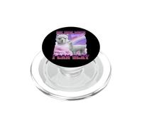 Alpaga Lama Funny Meme Internet Culture Gen Z Sarcastique PopSockets PopGrip pour MagSafe