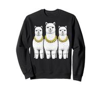 Alpaga Lama Rap Old School Retro Streetwear Années 80 90 Trois Sweatshirt