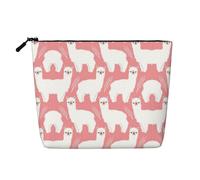 Alpaga Llama Trousse de maquillage de voyage polyvalente, idéale pour les routines quotidiennes et les voyages d'affaires, Noir , Taille unique, Trousse de toilette