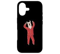 Alpaga Llama with Red Buffalo Plaid Pyjama Fille Garçon Lama Coque pour iPhone 17