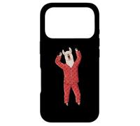 Alpaga Llama with Red Buffalo Plaid Pyjama Fille Garçon Lama Coque pour iPhone 17 Pro