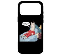Alpaga Llama with Red Buffalo Plaid Pyjama Fille Garçon Lama Coque pour iPhone 17 Pro Max