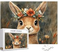 Alpaga Puzzle 1314 Pièces Adultes, Grand Bois Puzzle Animal Motif Désign, 75x50cm Jigsaw Bricolage Artisanat 14 Ans Activité Familiale Emballage Cadeau pour Decoration Murale Maison Chambre, Model326