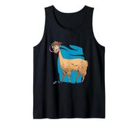 Alpaga Squad Design Rétro Drôle Alpaga Lama Débardeur