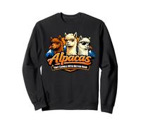 Alpagas Tiny Chamels with Better Hair Alpaga Animal Lamas Sweatshirt