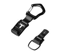 ALPAKA HUB Carabiner Pro, Mousqueton Porte-clés Homme Porte Clés Magnétique Amovible, Porte Clef Voiture pour Ceinture, Porte-clés Tactique, Compatible avec ALPAKA Portefeuille, Sling, Sac à Dos