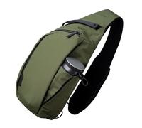 ALPAKA Metro Crossbody Right Shoulder, Sac Bandoulière pour 11'' Tablet, Sac de Poitrine Résistante à l'eau, Sac de Poitrine avac Poche Extensible Bouteille, Poche Téléphone, Vert