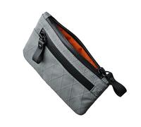 ALPAKA X-Pac VX21 - Portefeuille avec fermeture éclair RFID pour petits espèces et cartes avec tissus neutres en carbone et résistants aux intempéries, fermeture éclair YKK, pochette de voyage EDC