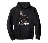 Alpapa Best Dad Father's Day Alpaca Sweat à Capuche