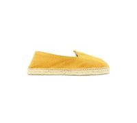 ALPARGATUS Espadrilles à motif chevron bicolore, fabriquées à la main en Espagne, moutarde, 48 EU