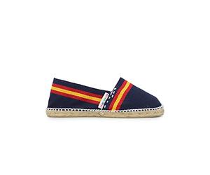 ALPARGATUS Espadrilles classiques unisexes avec drapeau de l'Espagne (fabrication artisanale en Espagne), bleu marine, 41 EU