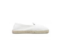 ALPARGATUS Espadrilles en toile d'épi faites à la main en Espagne, Blanc, 42 EU