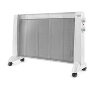 Taurus PRMB 2400 - Radiateur panneau rayonnant électrique 2400W, 3 températures, Thermostat réglable, Roues, Protection anti-chaleur, Silencieux, Blanc
