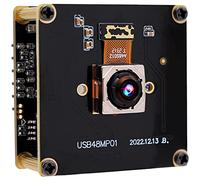 ALPCAM Module de caméra USB 48 MP 200 ms avec objectif 70 degrés, webcam industrielle 8000 x 6000 pour ordinateur portable, PC, Raspberry Pi, Jetson Nano