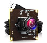 ALPCAM Module de caméra USB 5 MP haute vitesse 60 fps 1080p avec lentille sans distorsion, faible luminosité, USB Lightburn Camera UVC pour ordinateur, ordinateur portable, Android et Raspberry Pi