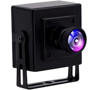 ALPCAM Webcam 4K Ultra HD haute résolution 2160p USB avec objectif fisheye 170 degrés, capteur IMX317 USB compatible avec Windows/Linux/OBS/Mac/Raspberry Pi