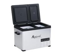 Alpcool CHS45 32L Glaciere Électrique à Compression, 12/24V Réfrigérateur de Voiture portable congélateur et réfrigérateur pour Maison, dortoir, Camping, Double contrôle de température