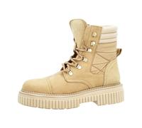 Alpe - Bottes à Lacets Élégantes pour Enfants - Femme - Chaussures - Beige - Taille: 38 EU