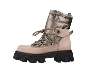 Alpe - Bottes de neige à lacets - Femme - Chaussures - Beige - Taille: 40 EU