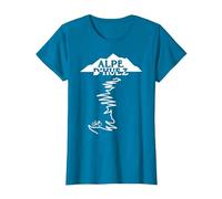 Alpe D'HUEZ T-Shirt, Femme, Saphir, XXL
