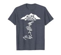 Alpe D'HUEZ T-Shirt, Homme, Bleu Chiné, XL