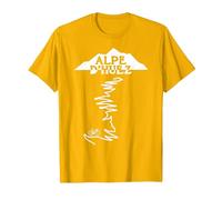 Alpe D'HUEZ T-Shirt, Homme, Doré Vif, S