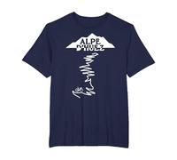 Alpe D'HUEZ T-Shirt, Homme Grandes Tailles, Bleu Marine, 6X Tall
