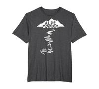 Alpe D'HUEZ T-Shirt, Homme Grandes Tailles, Chiné Foncé, 4X Tall