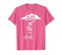 Alpe D'HUEZ T-Shirt, Homme, Rose Chiné, L