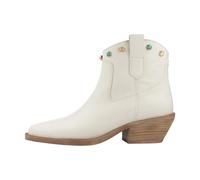 Alpe - Western Style Cowboy Bottes - Femme - Chaussures - Blanc - Taille: 39 EU