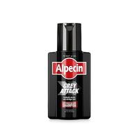 Alpecin Grey Attack Shampooing colorant à la caféine et à la caféine - 200 ml - Assombrissement progressif des cheveux - Résultat de couleur naturel sur 2 à 3 semaines - Prévient la chute des cheveux