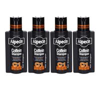 ALPECIN Shampoing à la caféine C1 Black Shampooing 4x250 ml