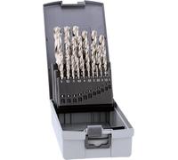 Alpen 0000110325100 Pro KP 25 HSS Jeu de forets pour le métal 25 pièces 1 mm, 1.5 mm, 2 mm, 2.5 mm, 3 mm, 3.5 mm, 4 mm, 4.5 mm