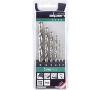 Alpen 0000111806100 Pro TM HSS Jeu de forets pour le métal 6 pièces 2 mm, 3 mm, 4 mm, 5 mm, 6 mm, 8 mm tige cylindrique 1 pc(s)
