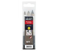 Alpen 300003100 Foret conique tôle "Keramo Extrême", Gris, 6-8-10 mm, Set de 3 Pièces