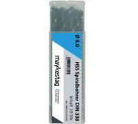 Alpen 0060100125100 HSS Foret hélicoïdal 1.25 mm Longueur totale 38 mm DIN 338 10 pc(s)