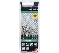Alpen 100906100 Foret hélicoïdal HSS-ECO TM-PZ, Gris, Set de 6 Pièces
