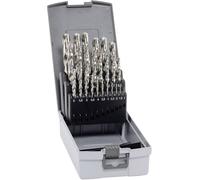 Alpen 102225100 HSS-E Jeu de forets pour le métal 25 pièces Cobalt 1 set