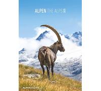 Alpen 2025 - Bild-Kalender 23,7x34 cm - The Alps - Wandkalender - mit Platz für Notizen - Alpha Edition