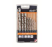 Alpen 600093100 Foret hélicoïdal PTM 8 Profi, Gris, Set de 8 Pièces