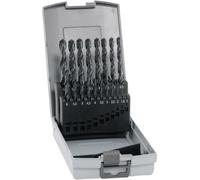 Alpen - 802311100 Hss Jeu De Forets Pour Le Métal 19 Pièces Din 338 Tige Cylindrique 1 Set