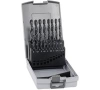 Alpen Jeu de forets HSS pour métal 802311100 – 19 pièces DIN 338 tige cylindrique