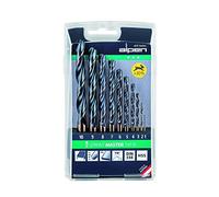 Alpen 811092100 Foret hélicoïdal"Sprint Master", Gris, 1-10 x 1.0 mm, Set de 10 Pièces