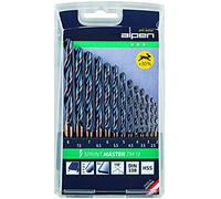 Alpen 811102100 Foret hélicoïdal "Sprint Master", Gris, 2-8 x 0.5 mm, Set de 13 Pièces
