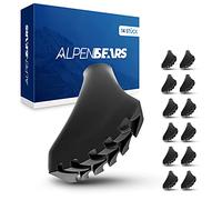 Alpen Bears Embout Baton de Marche - 14 Embouts en Caoutchouc pour Bâtons de Randonnée Nordique - Professionnel Embouts de Canne de Marche pour Tous Les Bâtons de Randonnée Courants (Terrain)