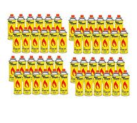 Alpen Camping Butane 48x400ml Cartouches de gaz Bouteille de gaz pour réchaud de camping Réchaud de camping Brûleur Bunsen Brûleur à souder 400ml EN417 (48 pièces)